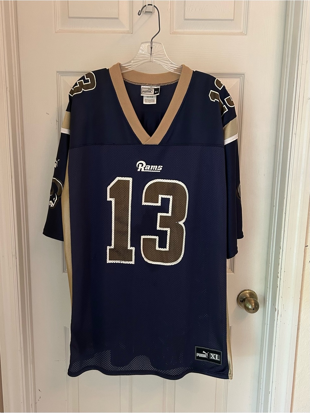 Vintage Puma Kurt Warner Rams jersey